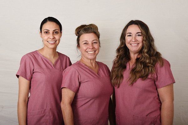 Our team of Dental Hygienists - Mireyda, Denae, Michale